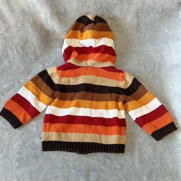 GAP - knit  full zipped knit hoodie. Size 6-12 months - Picture 4 of 4